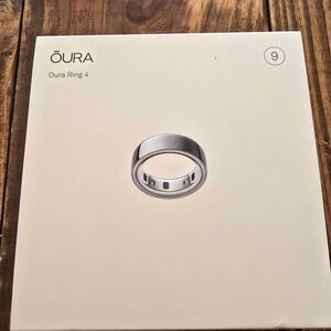 Oura ring 4 silver. Like new Size 9